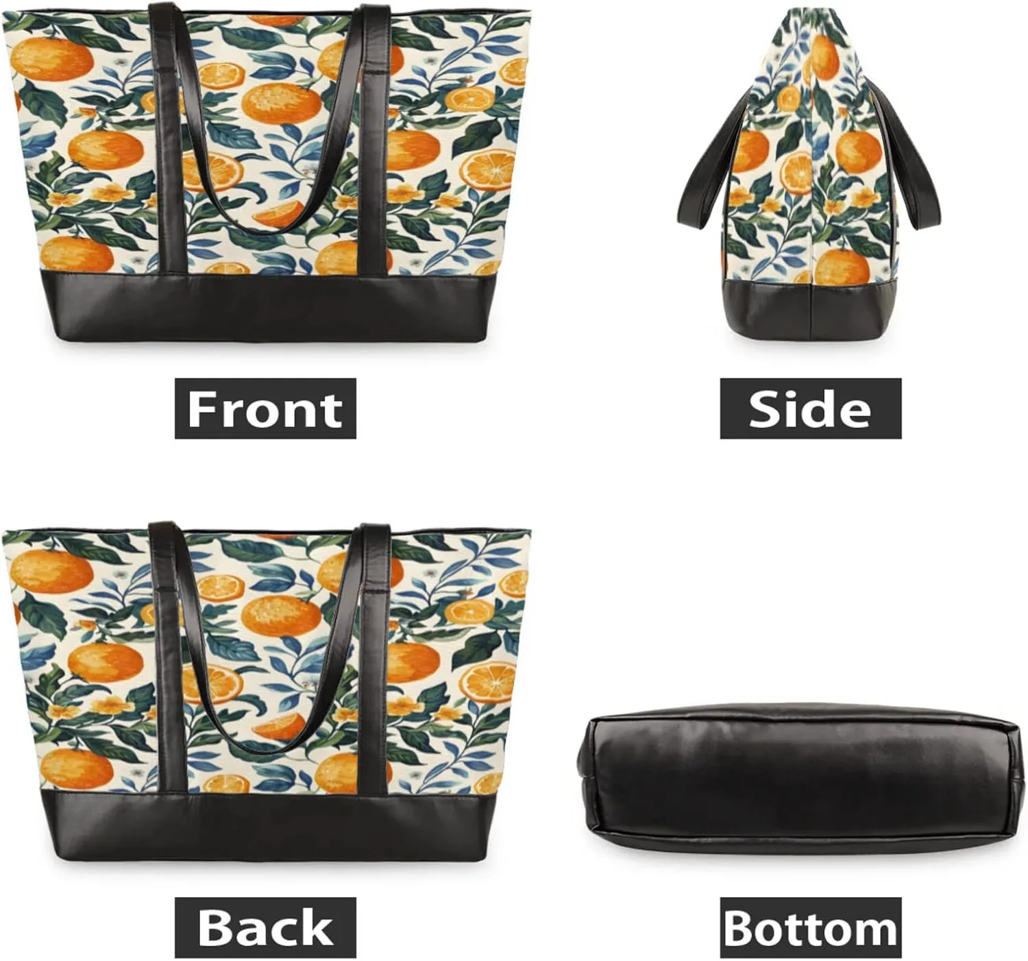 Tote Bag for Women with Zipper, Laptop Tote Bags Laptop Sleeve Case Shoulder Bag