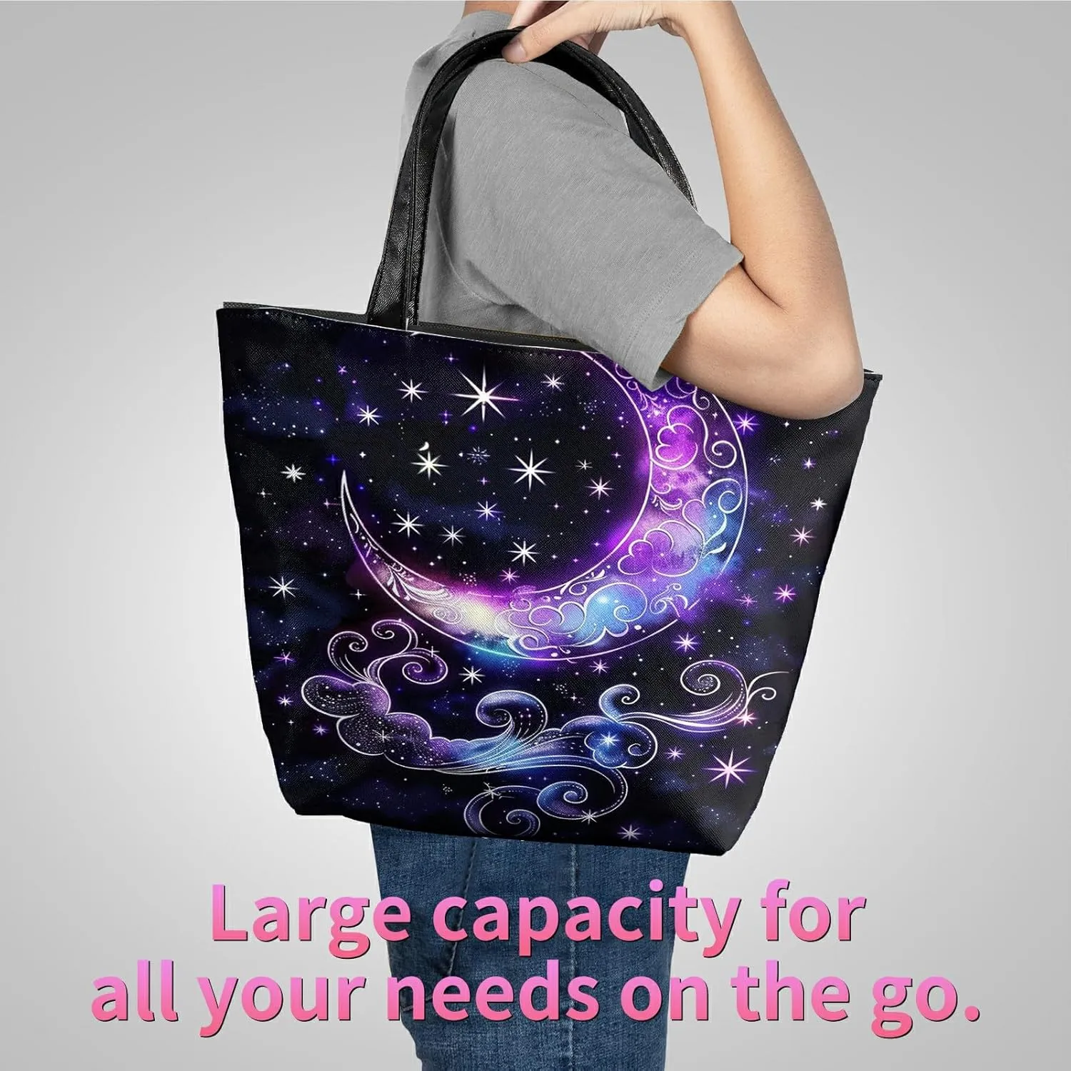 Travel Tote Bags Leather Purses for Women, Shoulder Bag with Zipper, Top Handle Ladies Shoulder Bags