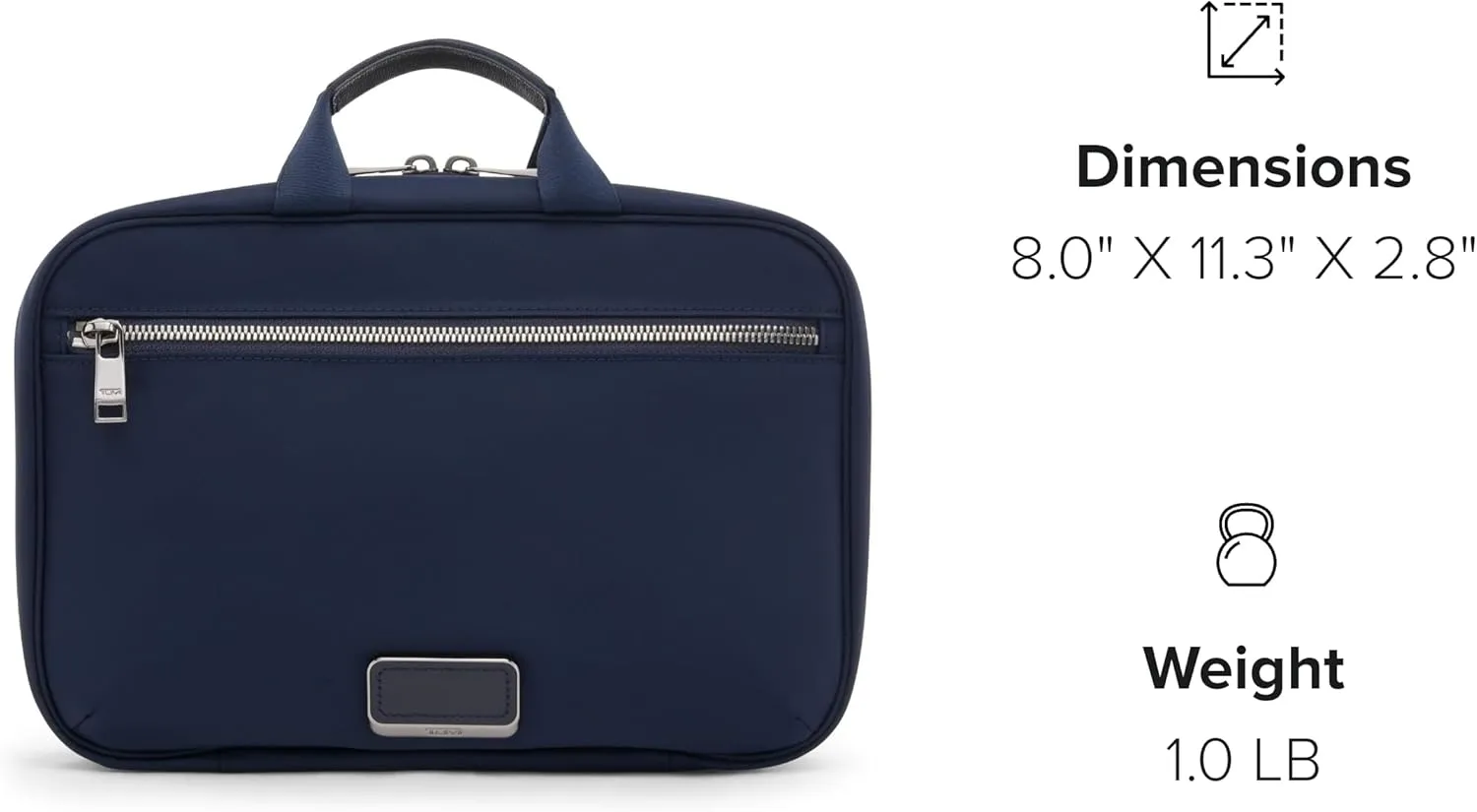 TUMI - Voyageur Madeline Cosmetic Bag - Women's Travel Makeup Toiletry Case, Lightweight with Zip Pockets and Metal Hanger
