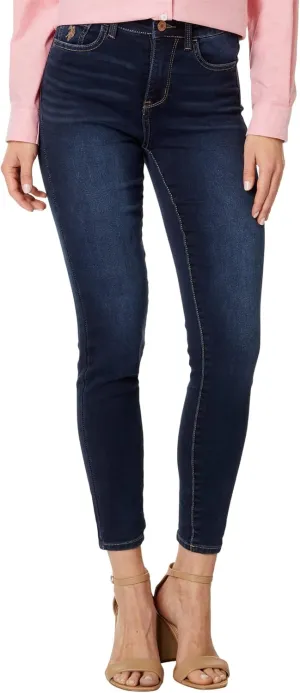 U.S. POLO ASSN. USPA Ultra High-Rise Jeans in Dark Wash Denim Dark Wash Denim 19 29