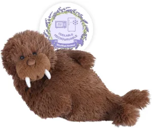 Warming Walrus Stuffed Animals, Microwavable Stuffed Animal Heating Pads for Soothing, Anxiety and Stress Relief, Cuddly Companion Plush Toys Gifts for Kids & Adults