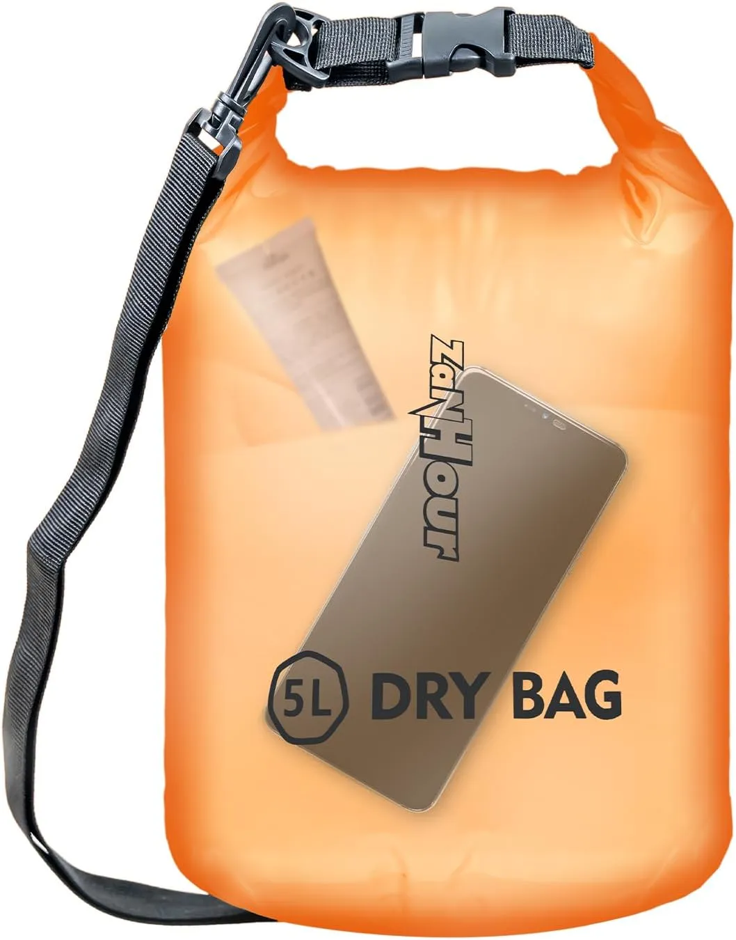 Waterproof Dry Bag - Roll Top Transparent Storage Bag,2L/5L/10L/20L,Suitable for Traveling, Swimming, Kayaking, Camping, Fishing, Rainy Day Trips