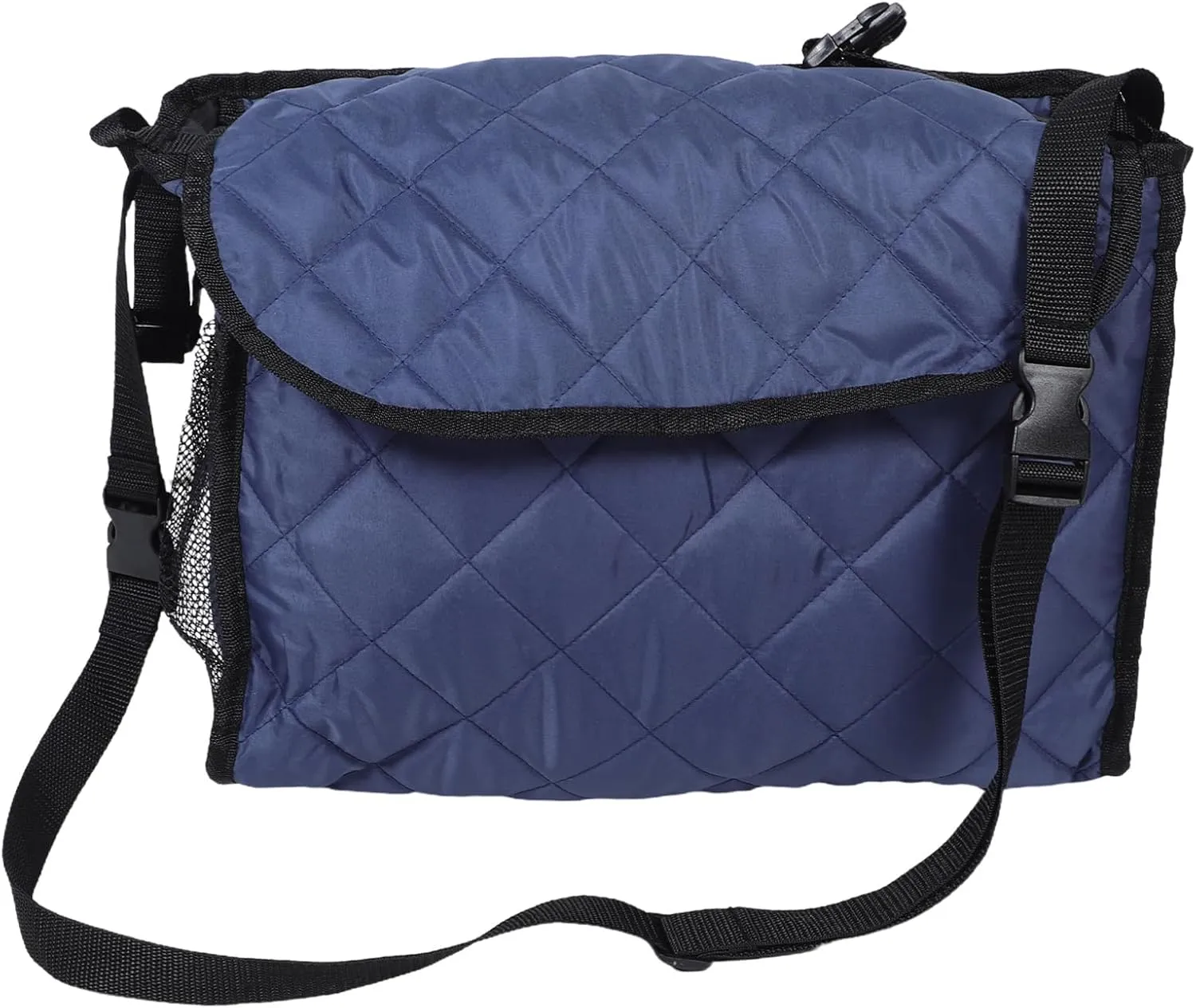 Wheelchair Organizer Bag with Single Shoulder Strap Practical Pouch for with Multiple Pockets for Seniors Storage Needs Versatile and Stylish Design