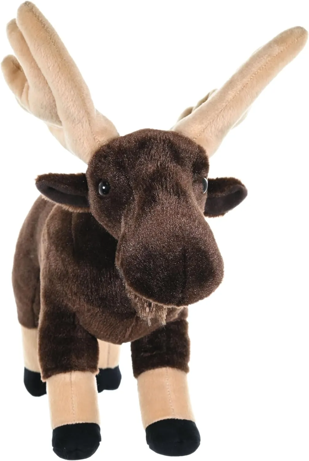 Wild Republic Moose Plush, Stuffed Animal, Plush Toy, Gifts for Kids, Cuddlekins 12"