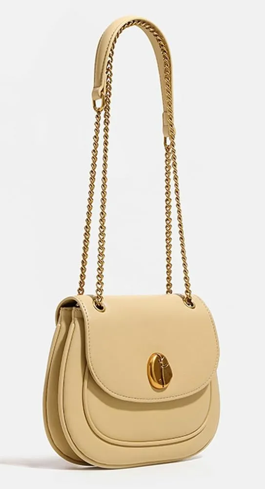 Women's Fashion Chain Shoulder Bag, Stylish Crossbody Purse for Daily Use, Casual & Office Handbag with Adjustable Strap