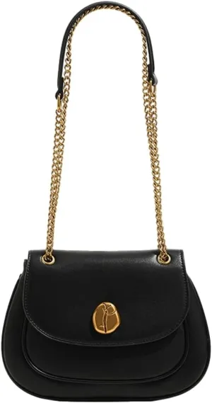 Women's Fashion Chain Shoulder Bag, Stylish Crossbody Purse for Daily Use, Casual & Office Handbag with Adjustable Strap