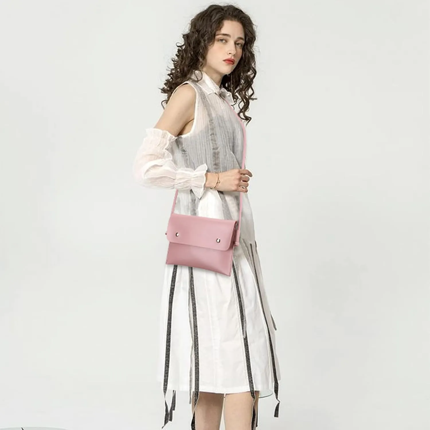 Women's Faux PU Leather Tote Shoulder Purses Bag for women, Big Capacity Tassel Handbag