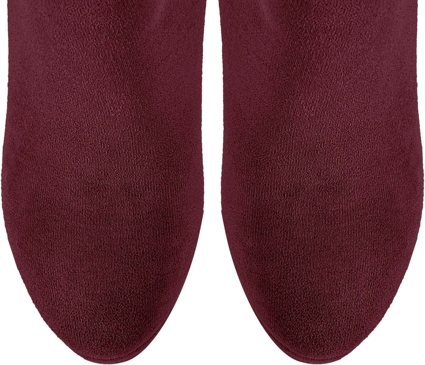 Women's Platform Knee High Boots Solid Color Side Zipper Block High Heels