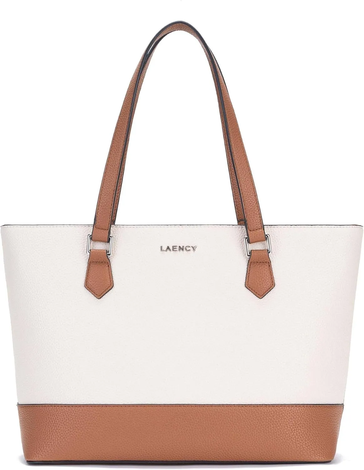 Women's Tote Bag - Large Capacity Faux Leather Handbag, Zipper Closure, Ideal for Business and Everyday Use