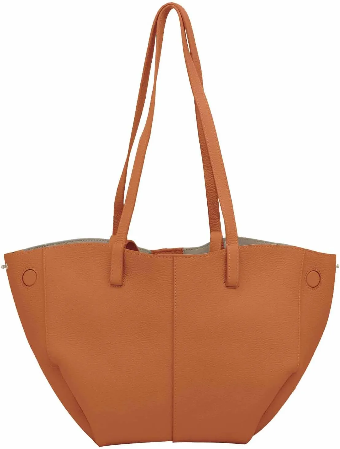 Work Bag Faux Leather Tote Bag for Women Trendy Handbag Purse Fall Shoulder Bag with Magnetic Closure