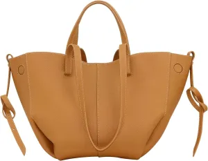 Work Bag Faux Leather Tote Bag for Women Trendy Handbag Purse Fall Shoulder Bag with Magnetic Closure
