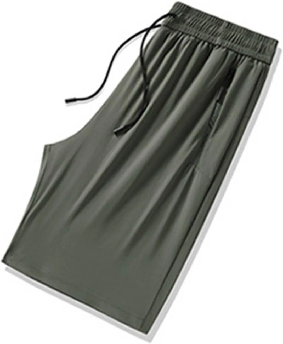 Workout Shorts for Women Quick Drying Drawstring ShortsStretch Breathable Ice Silk Running Active Pants