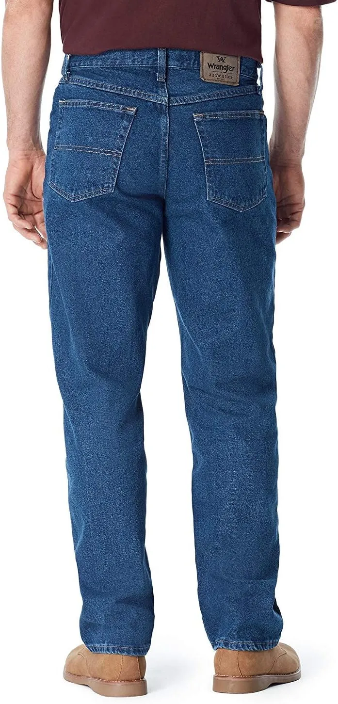Wrangler Men's Classic 5-Pocket Relaxed Fit Cotton Jean