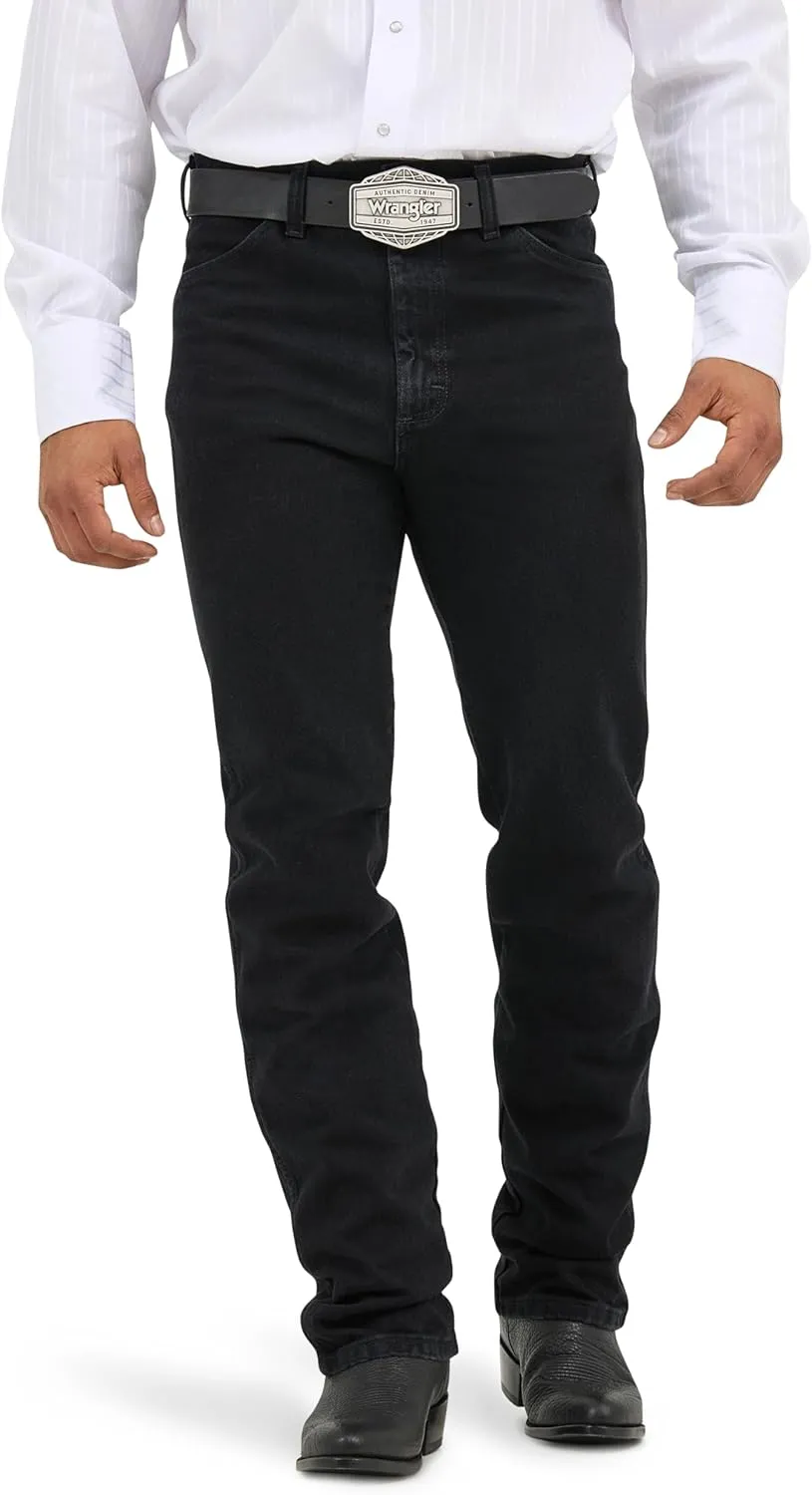 Wrangler Men's Cowboy Cut Silver Edition Slim Fit Boot Cut Jeans