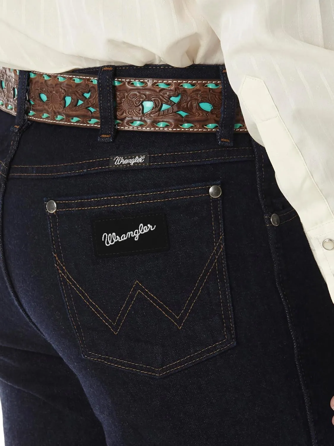Wrangler Men's Cowboy Cut Silver Edition Slim Fit Boot Cut Jeans
