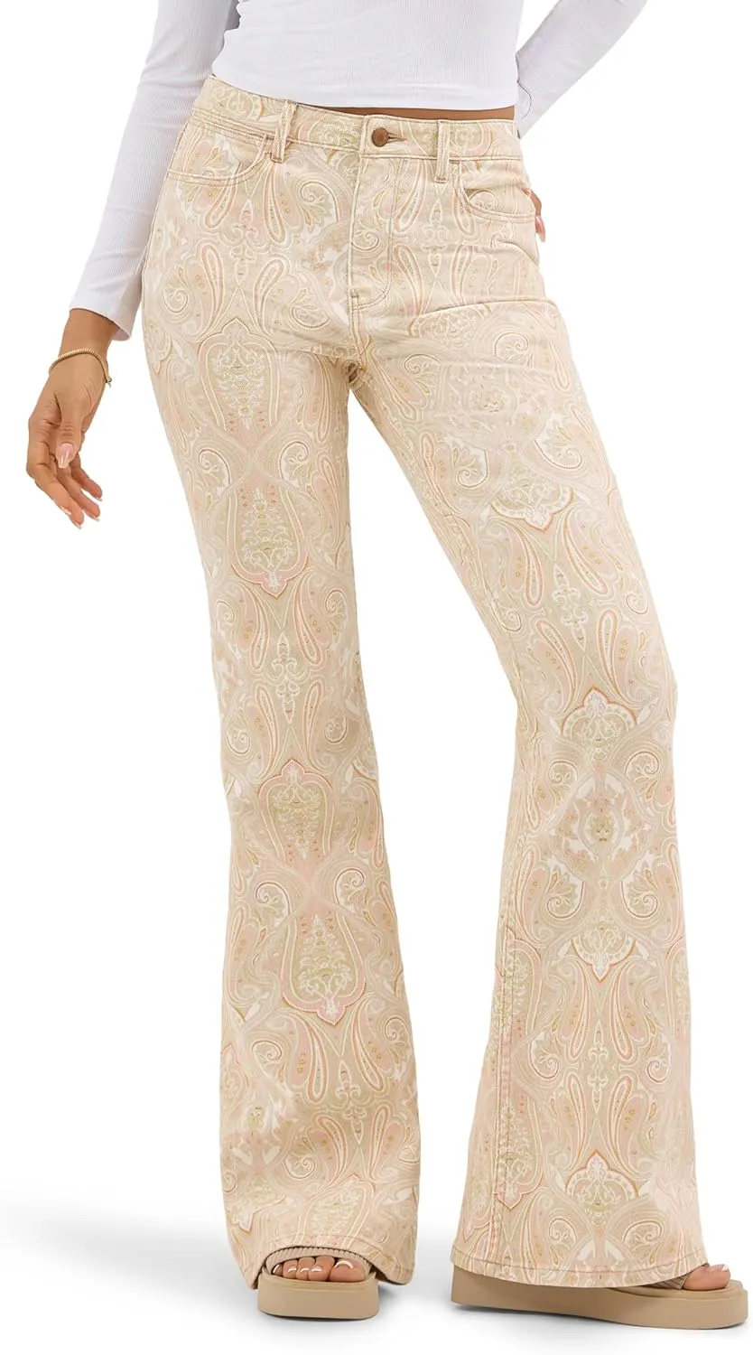 Wrangler Women's High Waisted Fierce Flare Jean