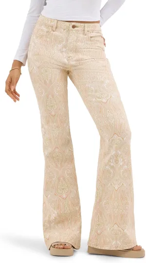 Wrangler Women's High Waisted Fierce Flare Jean