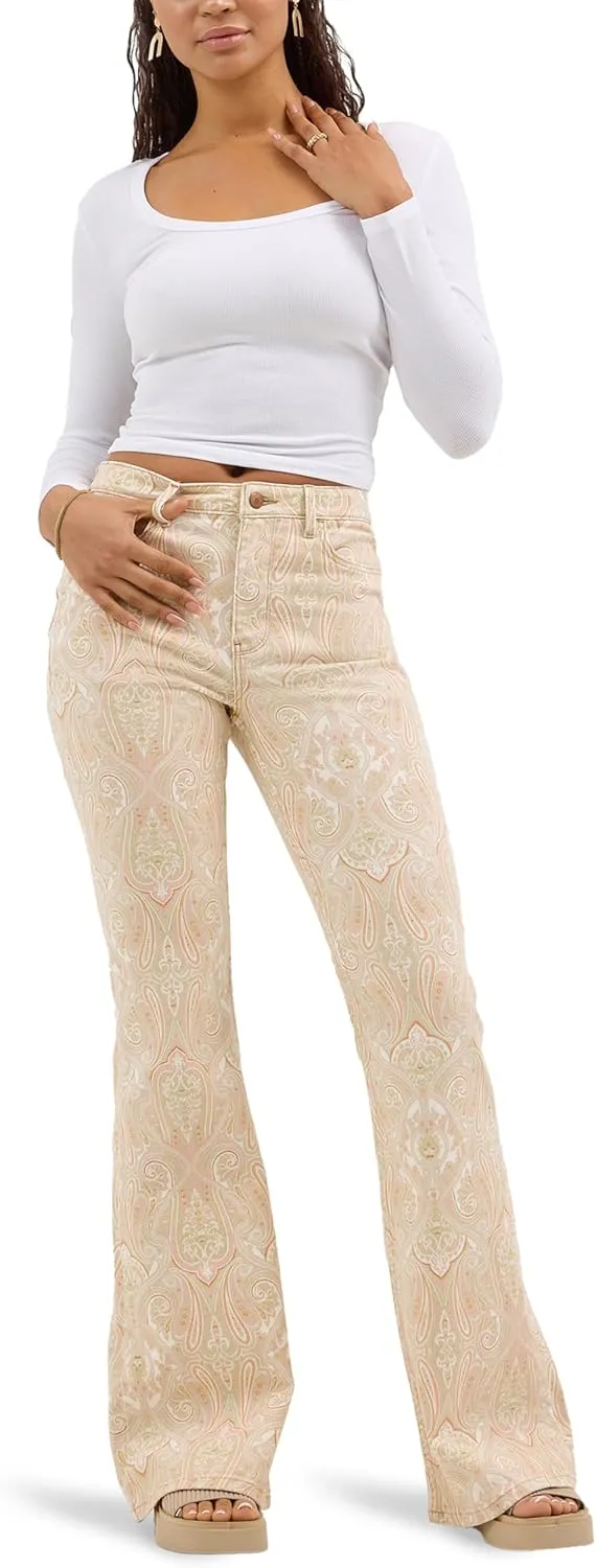 Wrangler Women's High Waisted Fierce Flare Jean