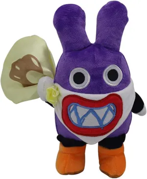 YIYO Mario Bros, U Nabbit Purple Rabbit Plush Toy Stuffed Animal Figure, 8.7 inch